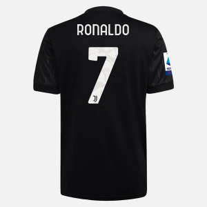 Camisetas de fútbol baratas Juventus Cristiano Ronaldo 7 2ª equipación adidas 2021 2022 – Manga Corta