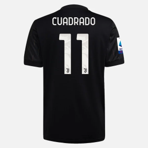 Camisetas fútbol Juventus Juan Cuadrado 11 2ª equipación adidas 2021/22 – Manga Corta