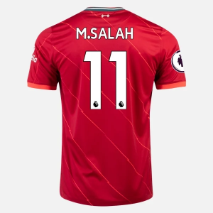 Camisetas de fútbol baratas Liverpool FC Mohamed Salah 11 1ª equipación Nike 2021 2022 – Manga Corta