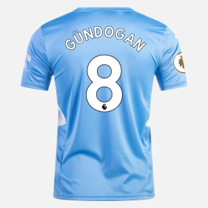 Camisetas fútbol Manchester City Ilkay Gundogan 8 1ª equipación 2021/22 – Manga Corta