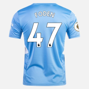 Camisetas fútbol Manchester City Phil Foden 47 1ª equipación 2021/22 – Manga Corta