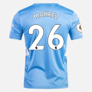 Camisetas fútbol Manchester City Riyad Mahrez 26 1ª equipación 2021/22 – Manga Corta