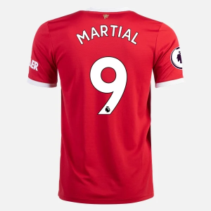 Camisetas de fútbol baratas Manchester United Anthony Martial 9 1ª equipación 2021 2022 – Manga Corta