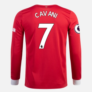 Camisetas fútbol Manchester United Edinson Cavani 7 1ª equipación 2021/22 – Manga Larga