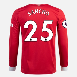 Camisetas fútbol Manchester United Jadon Sancho 25 1ª equipación 2021/22 – Manga Larga