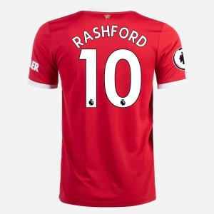 Camisetas fútbol Manchester United Marcus Rashford 10 1ª equipación 2021/22 – Manga Corta