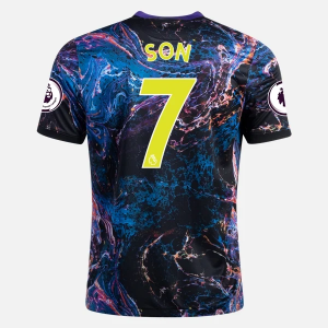 Camisetas de fútbol baratas Tottenham Son Heung min 7 2ª equipación Nike 2021 2022 – Manga Corta