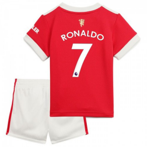 Camisetas de fútbol Manchester United Cristiano Ronaldo 7 1ª equipación Niños 2021 2022 – Manga Corta