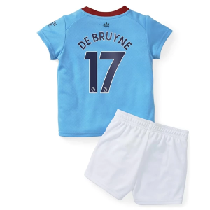 Camisetas de fútbol Manchester City De Bruyne 17 Niños 1ª equipación 2022/23 – Manga Corta