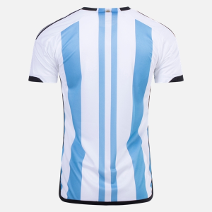 Camisetas Argentina 1ª equipación Tres estrellas 2022 – Manga Corta