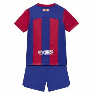 Camisetas de fútbol FC Barcelona Niños 1ª equipación 2023 2024 – Manga Corta