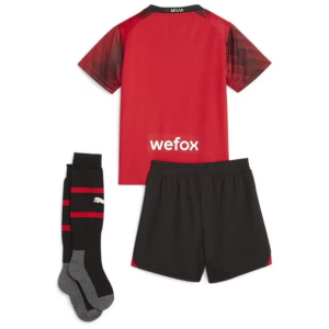 Camisetas de fútbol Puma AC Milan Niños 1ª equipación 2023 2024 – Manga Corta