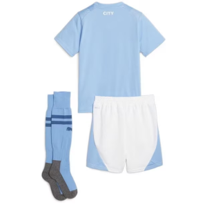 Camisetas de fútbol Manchester City Niños 1ª equipación 2023 2024 – Manga Corta