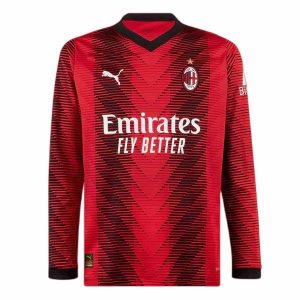 Camisetas fútbol AC Milan 1ª equipación 2023-2024 – Manga Larga