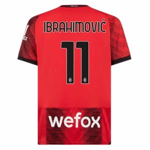 Camisetas fútbol AC Milan Zlatan Ibrahimović 11 1ª equipación 2023-2024 – Manga Corta