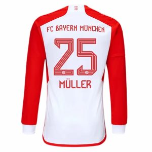 Camisetas fútbol FC Bayern Munichen Thomas Müller 25 1ª equipación 2023-2024 – Manga Larga