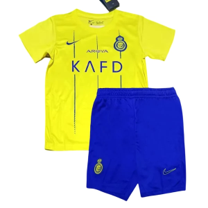 Camisetas de fútbol  Al-Nassr FC Ronaldo 7 Niños 1ª equipación 2023-24
