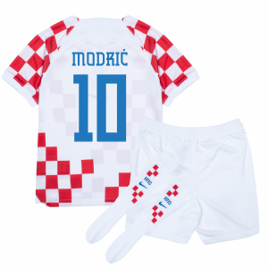 Camisetas de fútbol Croacia Modric 10 Niños 1ª equipación 2023-24