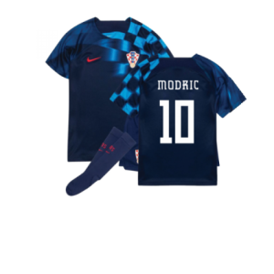 Camisetas de fútbol Croacia Modric 10 Niños 2ª equipación 2023-24