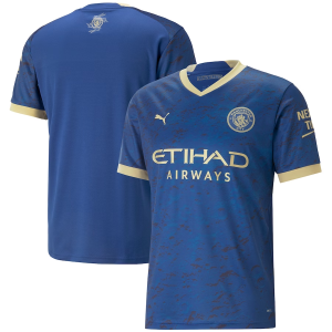 Camiseta gráfica del Año Nuevo Chino del Manchester City Niños 2023-24 Azul