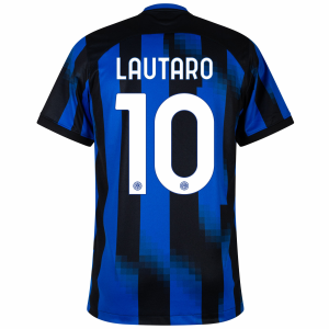 Camisetas fútbol Inter Milan Lautaro Martínez 10 1ª equipación 2023-24 – Manga Corta